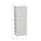Household Essentials Victoria 54" 8-Drawer Narrow Dresser